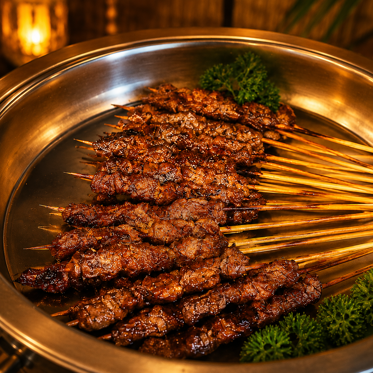 Grilled food